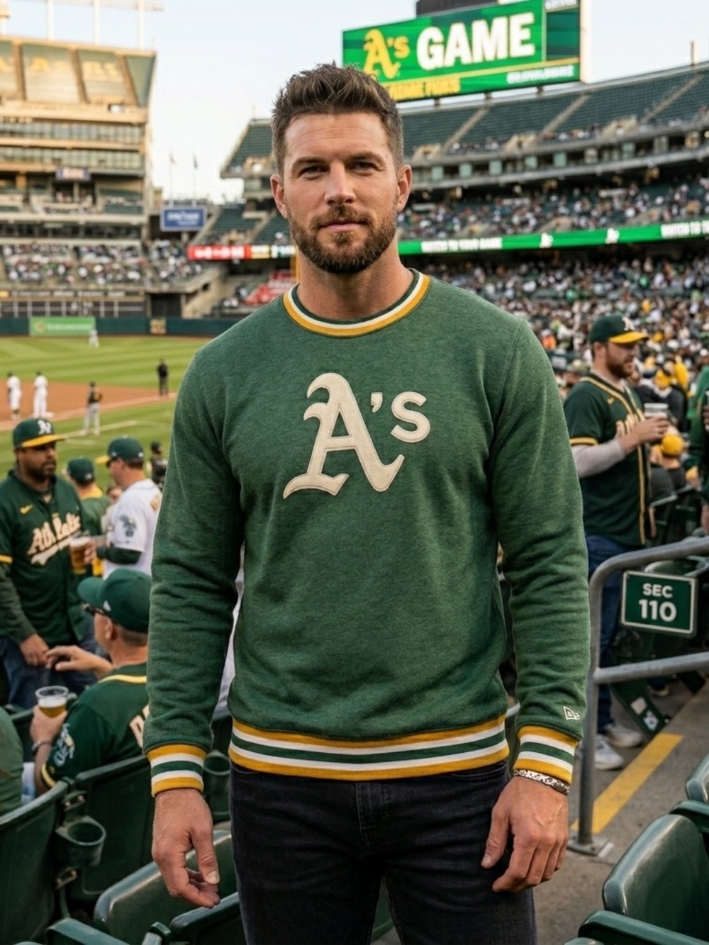 Oakland / Las Vegas Athletics Bundle: Retro Style Sweatshirt & Hat